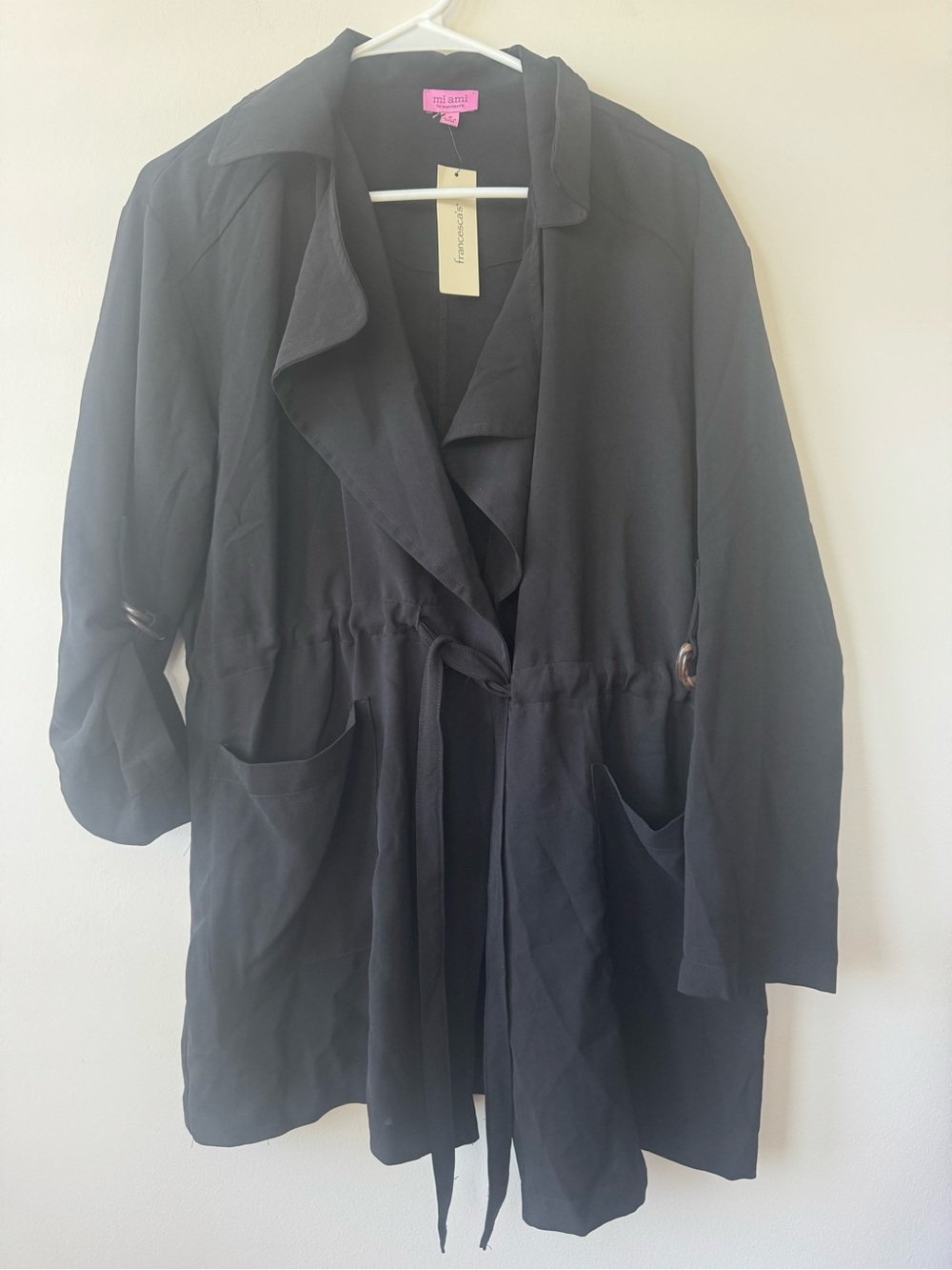 miami Black Lightweight jacket Francesca